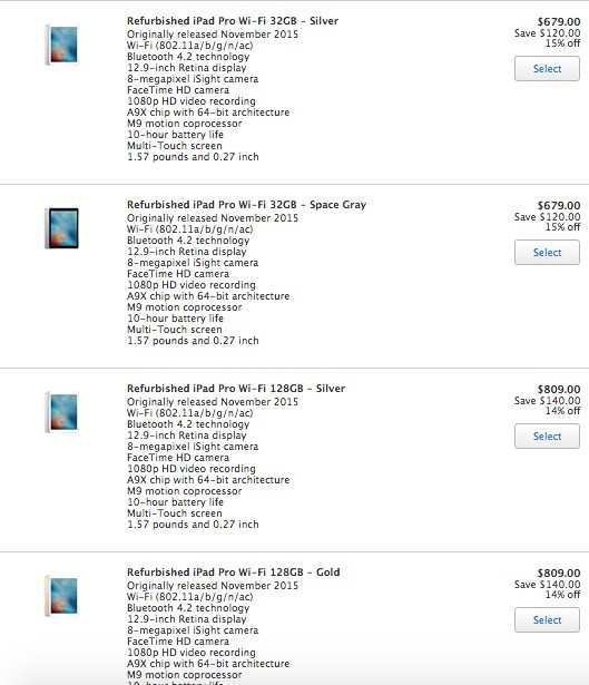 Apple is finally selling refurbished 12.9-inch iPad Pros | Cult of Mac