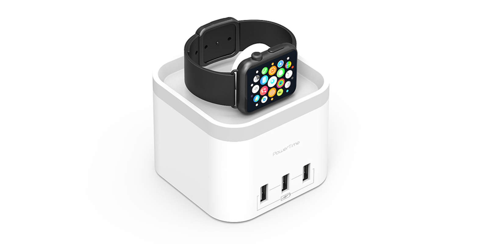 This Apple Watch charging station charges your timepiece wirelessly, but it's also a USB hub for your other devices.