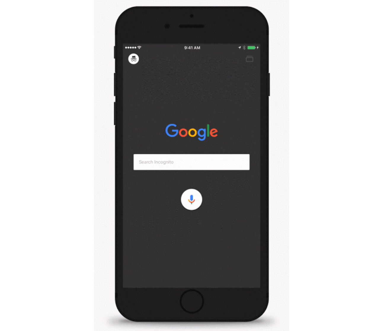 Google app incognito mode
