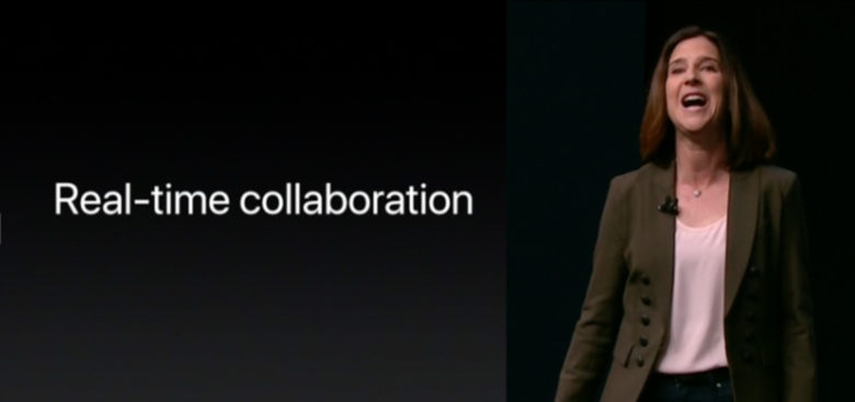 Real-time collaboration iWork