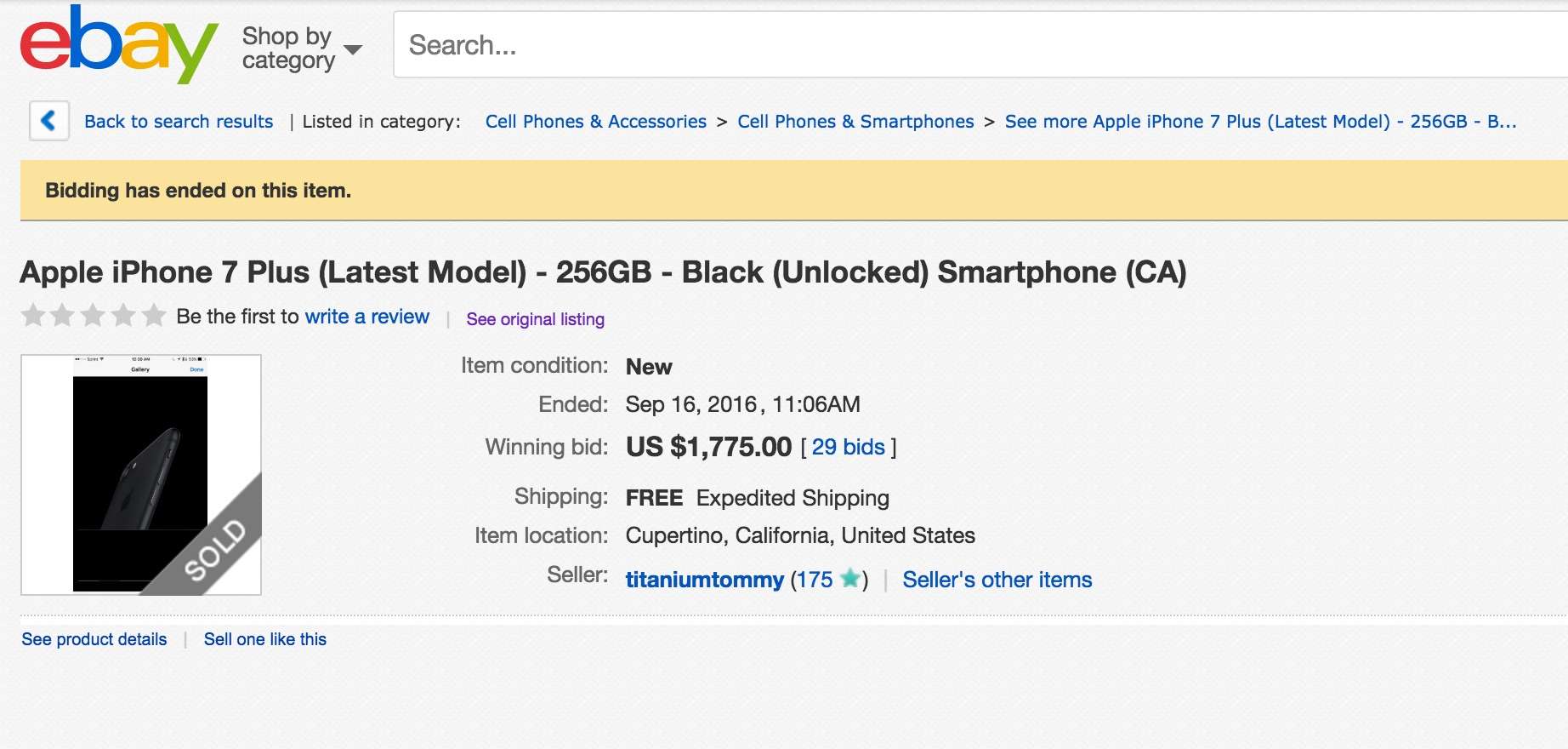 iPhone 7 Plus eBay