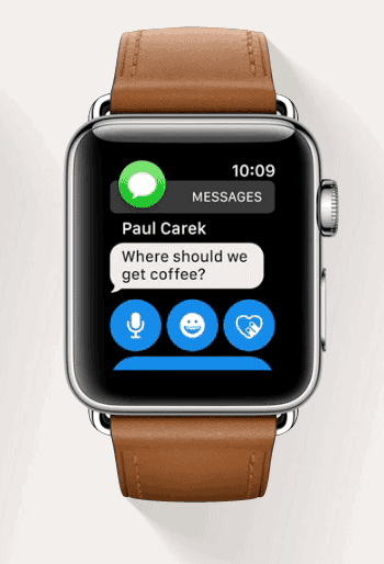 watchOS 3 scribble reply