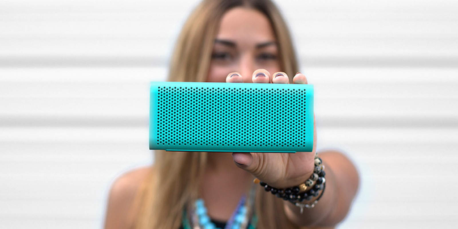 These water-resistant Bluetooth speakers offer 12-hour playtime on a single charge