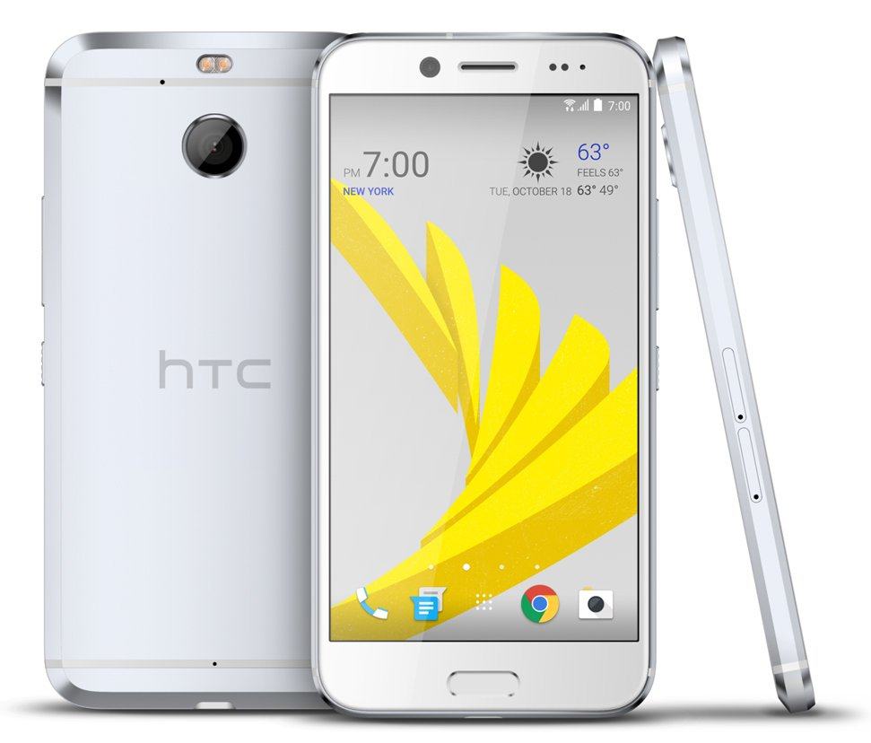 The HTC Bolt in silver.