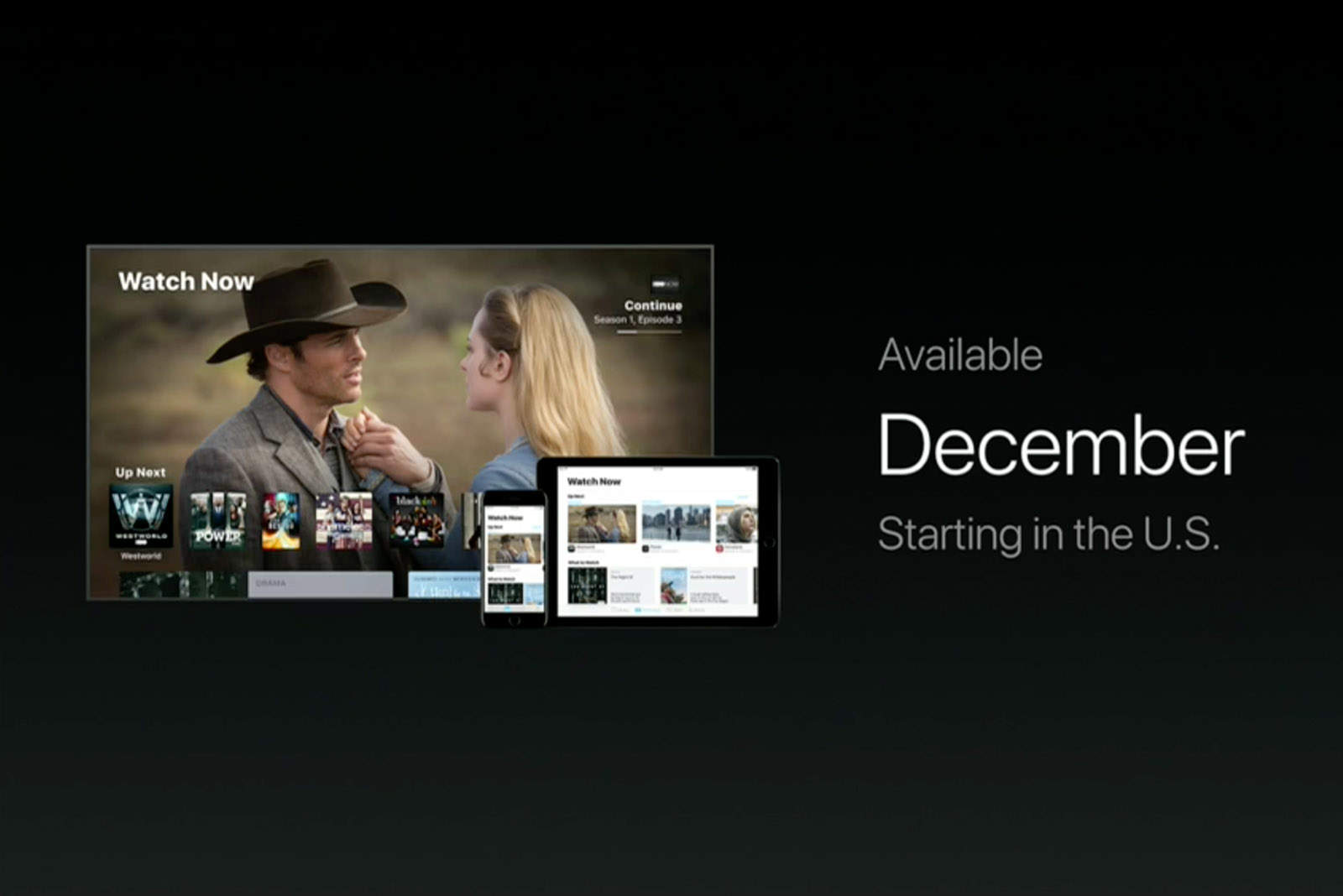 The TV app is set to go public in December.