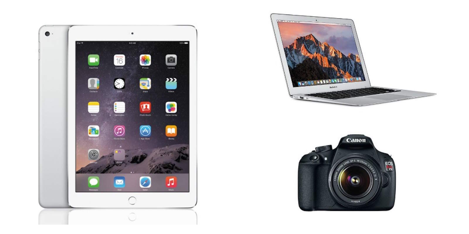 Take advantage of great deals on MacBook Air, iPad 2, and much more.