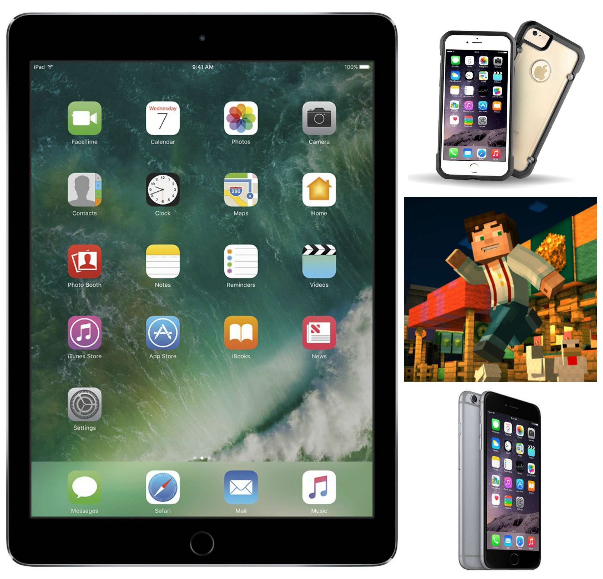 Snag great deals on iPads and iPhones, plus cases to cover them and a hot game to play on them.