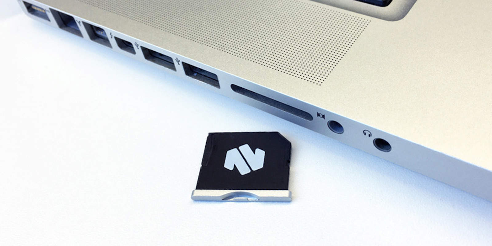 Seamlessly add up to 256GB to your Macbook with this handy MicroSD adapter
