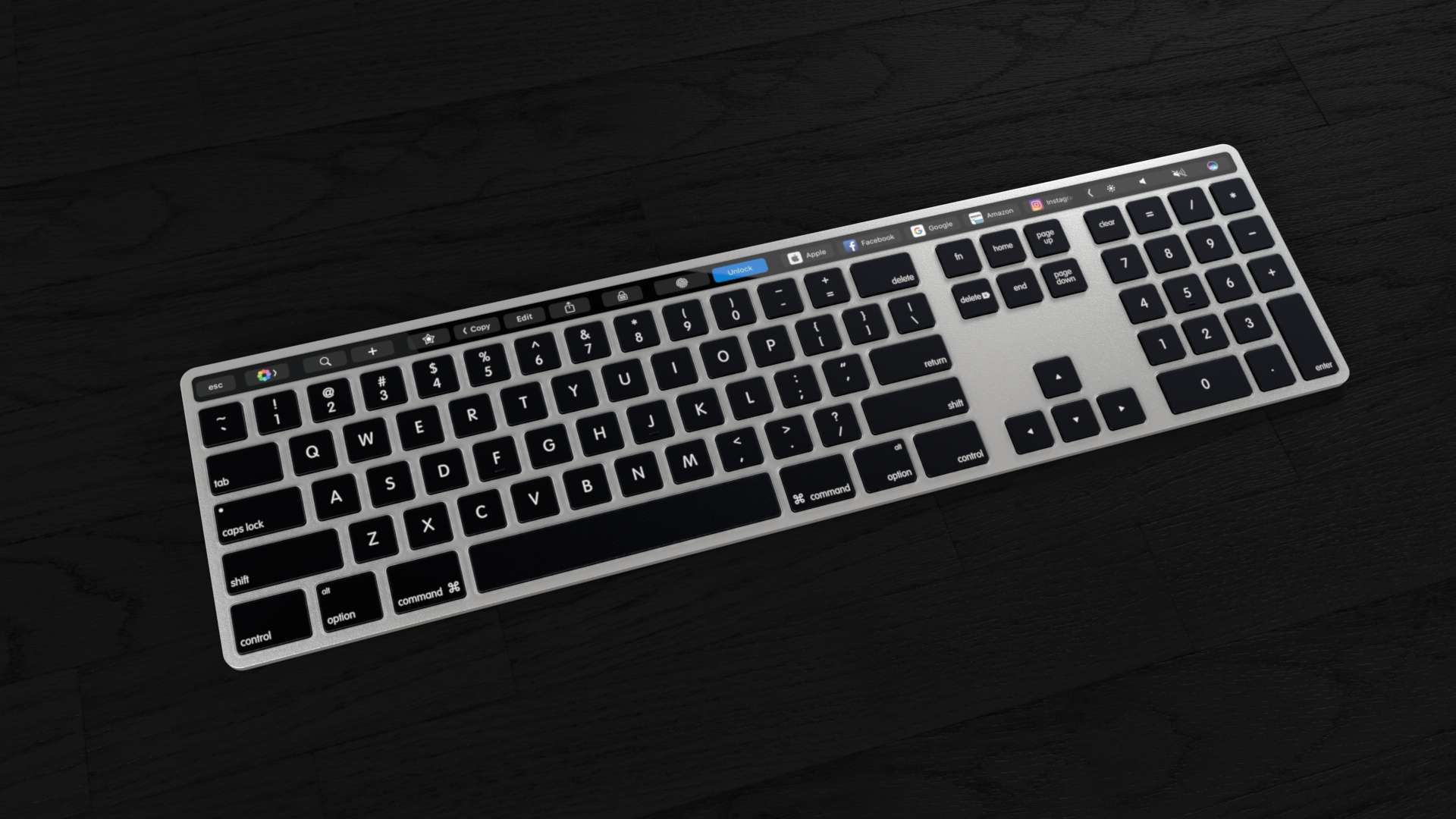 Magic keyboard concept