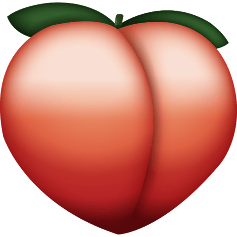 The emoji that also looks like a butt will stay that way.