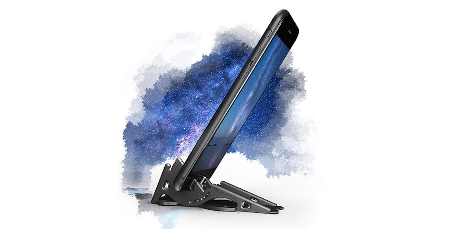 This fully featured, sturdy tripod folds up into credit card size and fits right into your wallet.