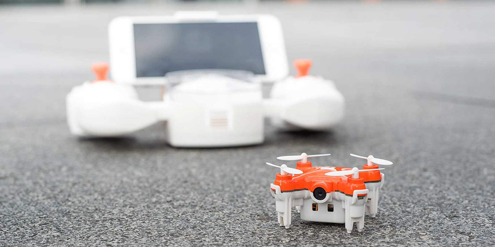 Fly in first person and execute tricky maneuvers all with the world's smallest drone.