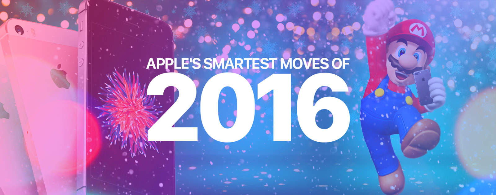 2016 wasn't all missed deadlines and mysterious battery problems for Apple.