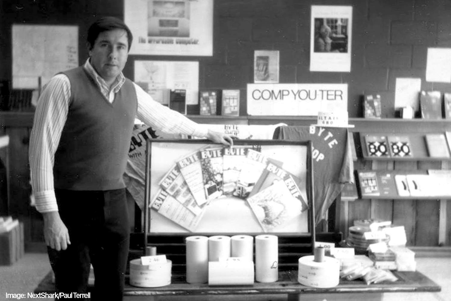 Paul Terrell founded The Byte Shop on his birthday.