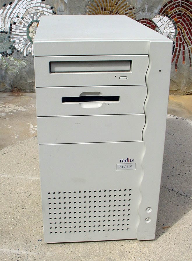 Radius System 100: One of the ultra-reinforced Radius Mac clones.