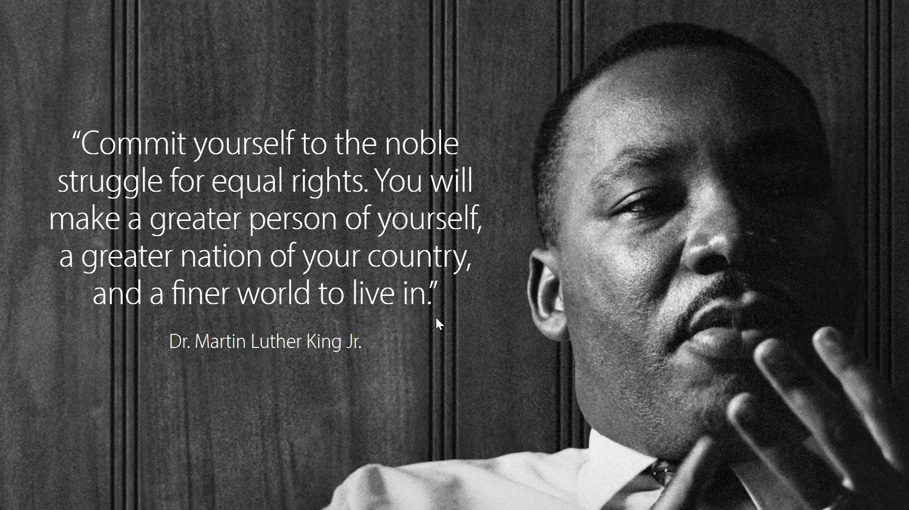 Martin Luther King Jr Day Quotes Apple Commemorates Martin Luther King Jr. Day