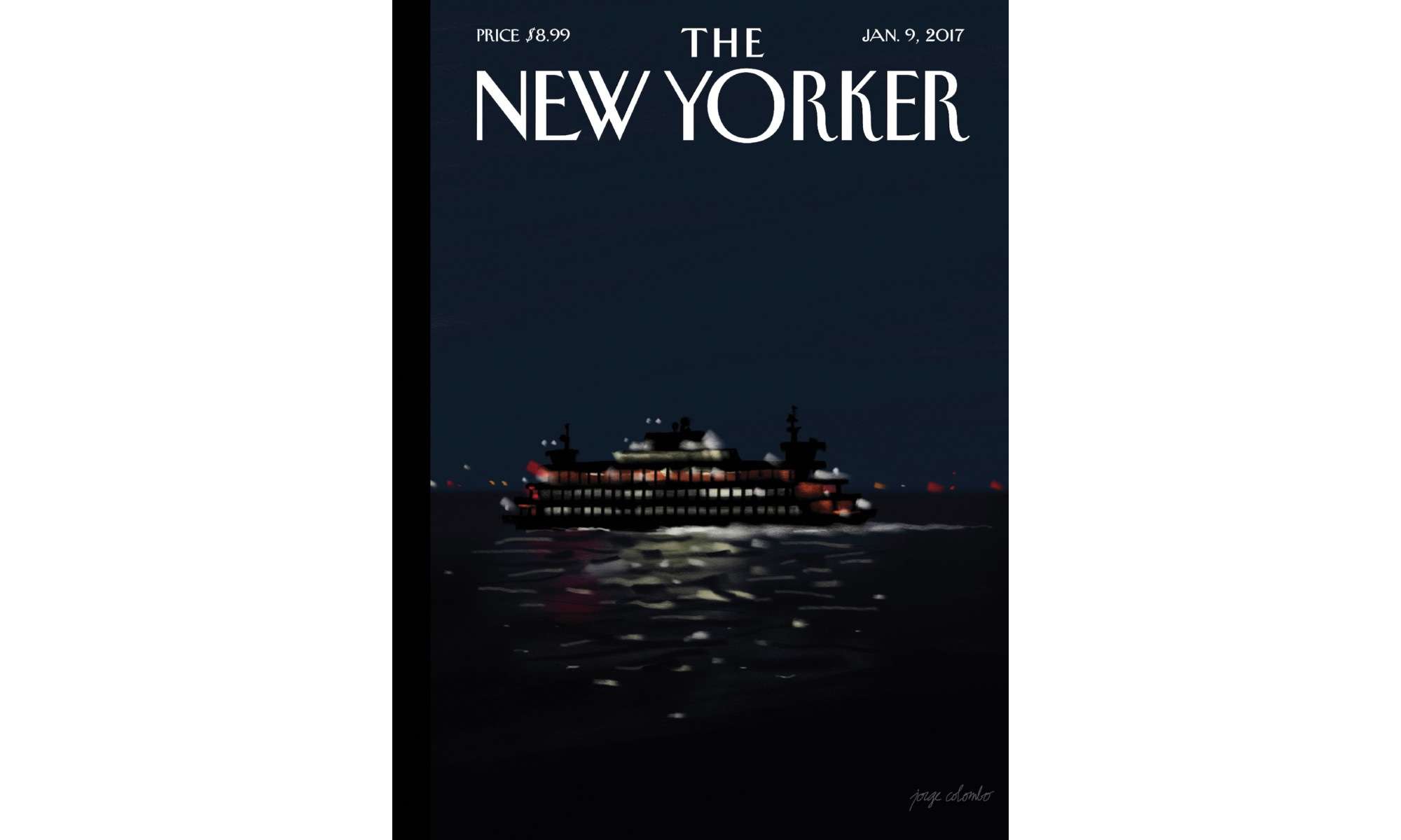 Jorge Colombo drew the New Yorker cover on iPad Pro.