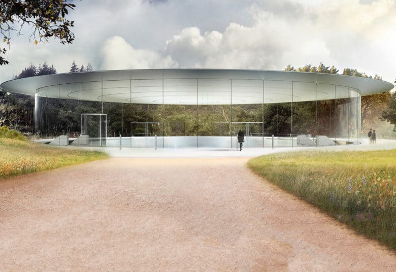 Apple Park's Steve Jobs Theater is going to be stunning