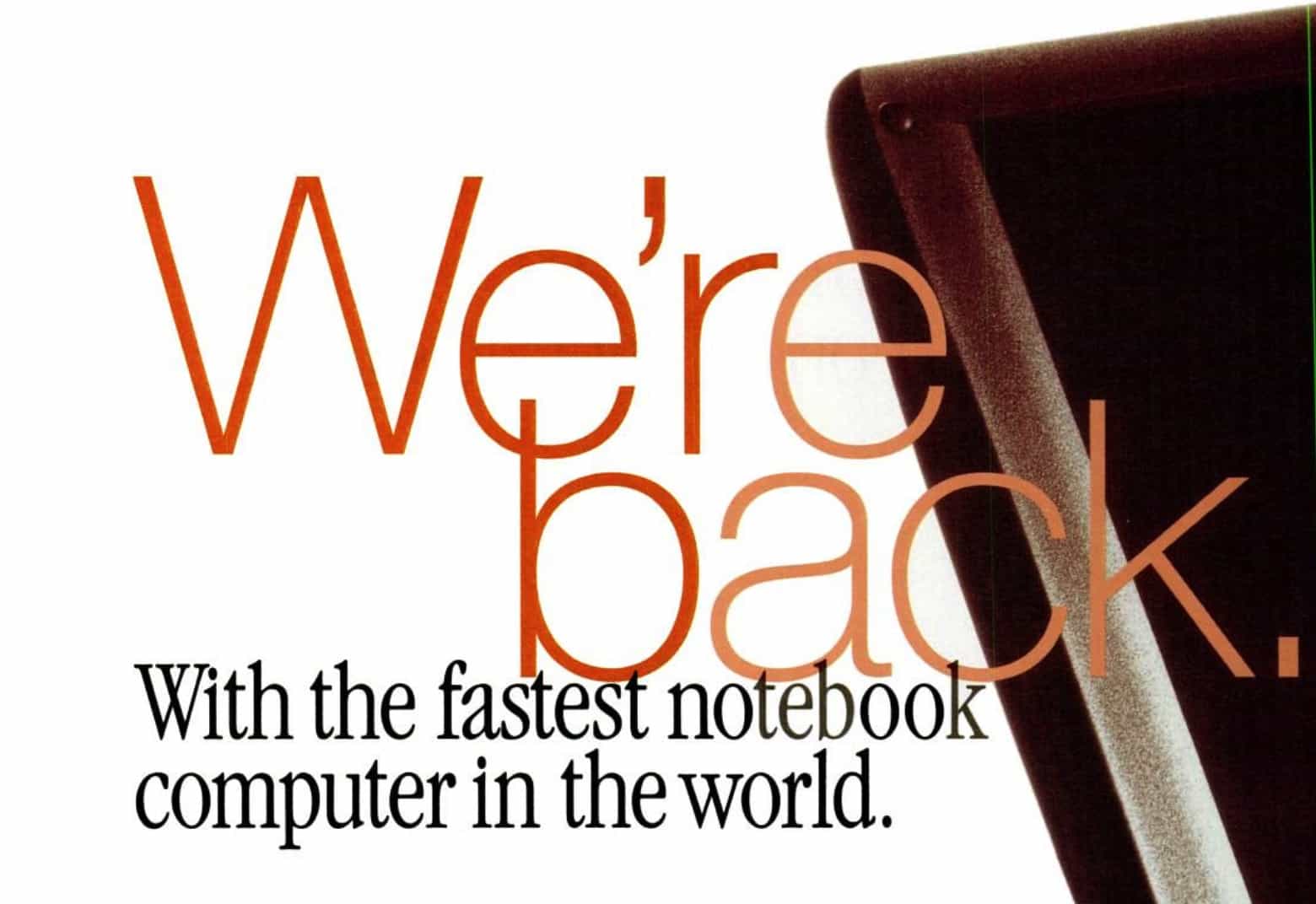 The PowerBook 3400 certainly lived up to its name.