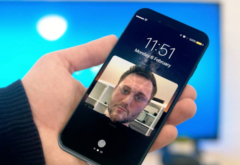iPhone 8 facial recognition