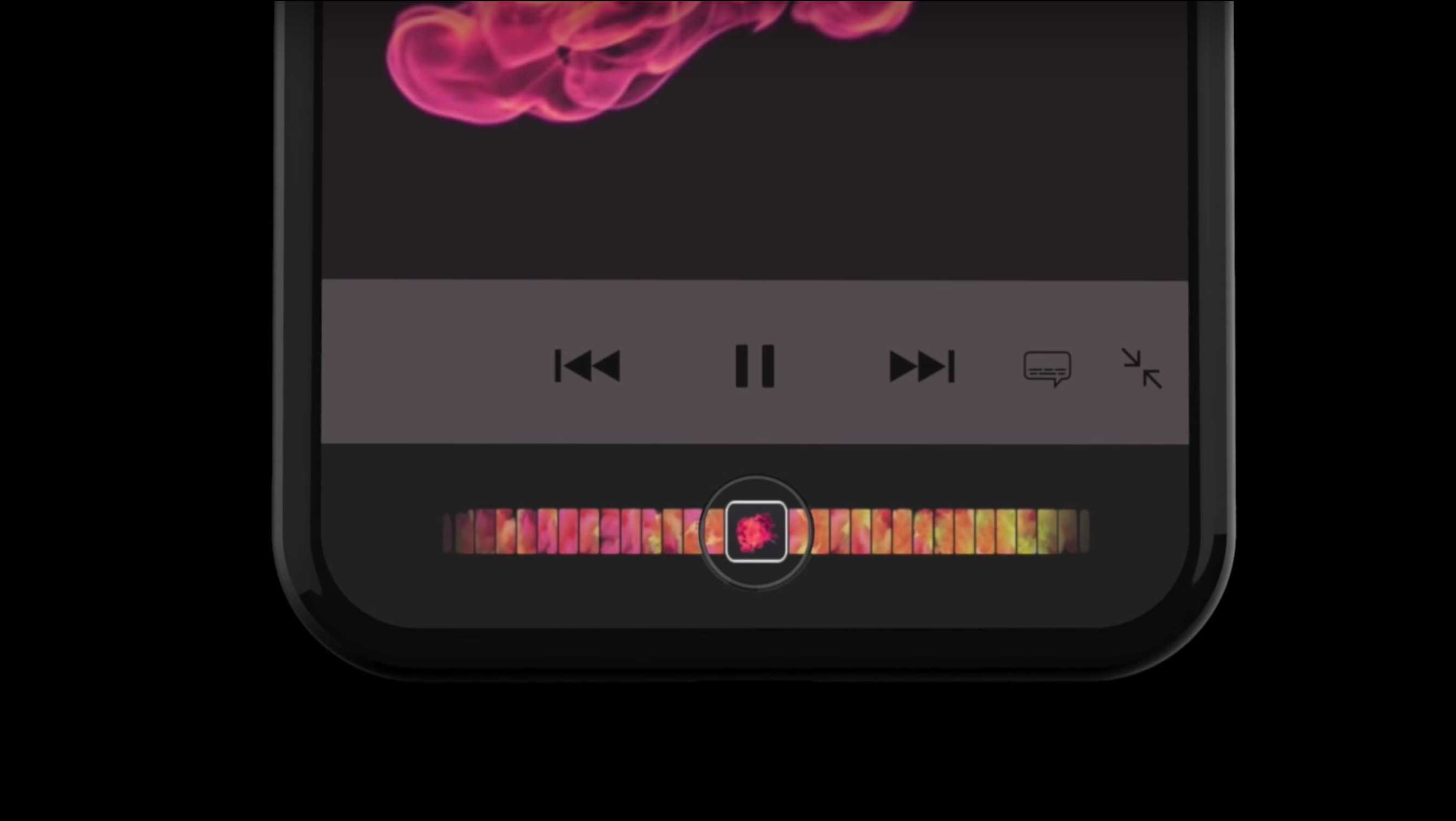 iphone 8 concept with touch bar