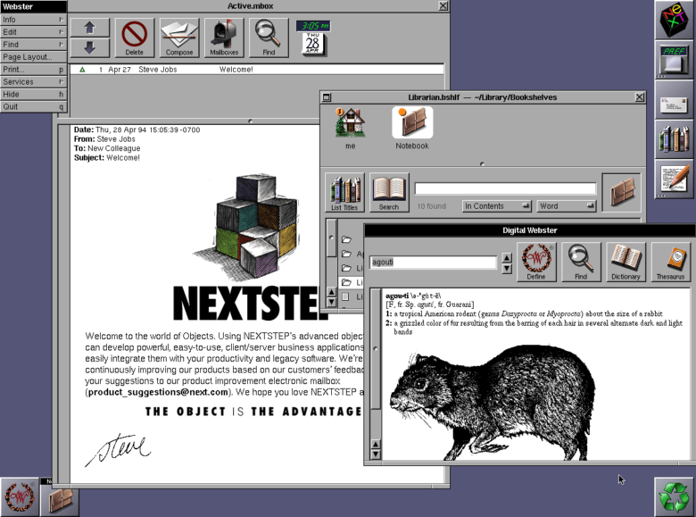NeXTSTEP was ahead of its time when NeXT quit making computers.