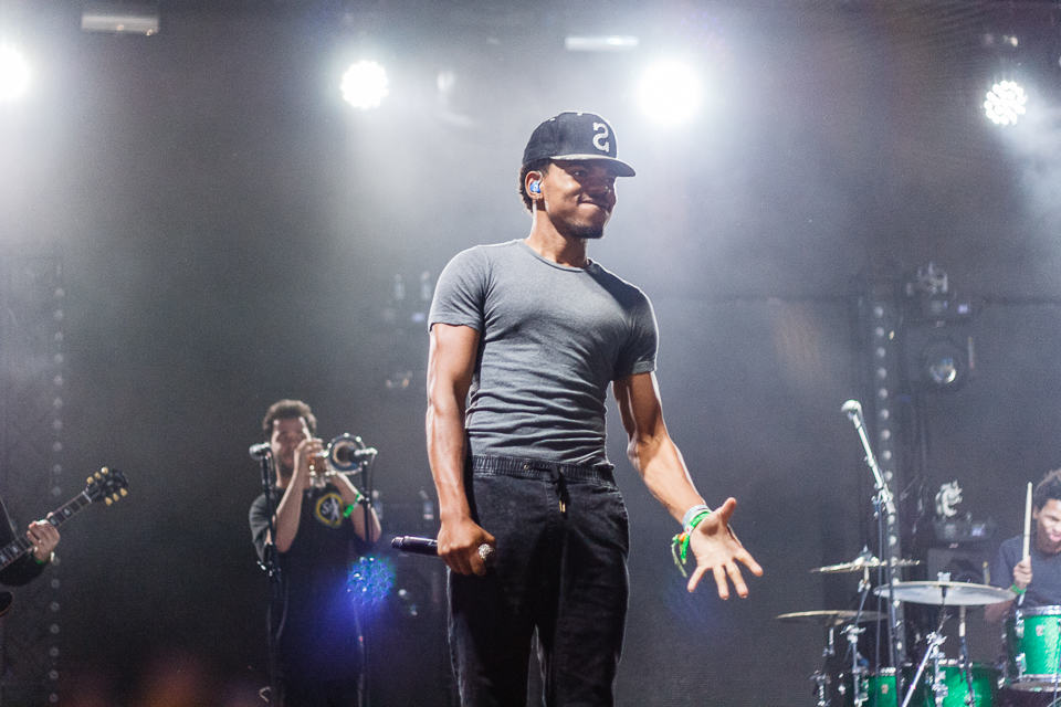 Chance The Rapper performing at Wireless Festival Birmingham 2014.