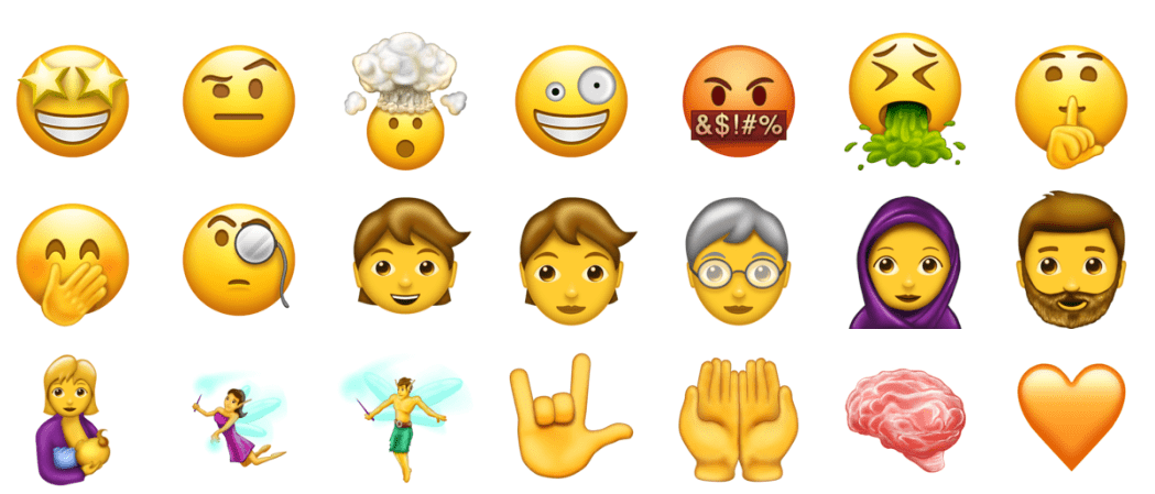 iPhone users have just got 123 new emojis including a nest with eggs