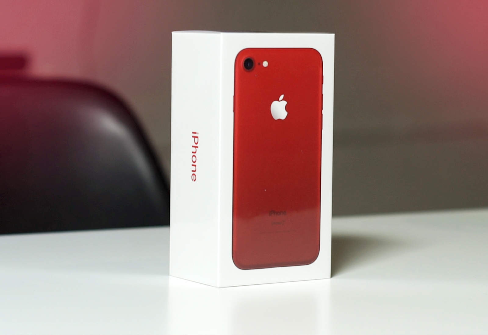 Product Red iPhone box