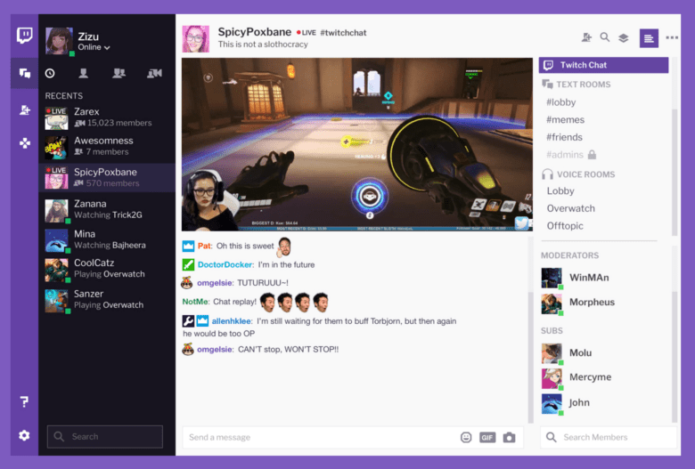 Twitch desktop