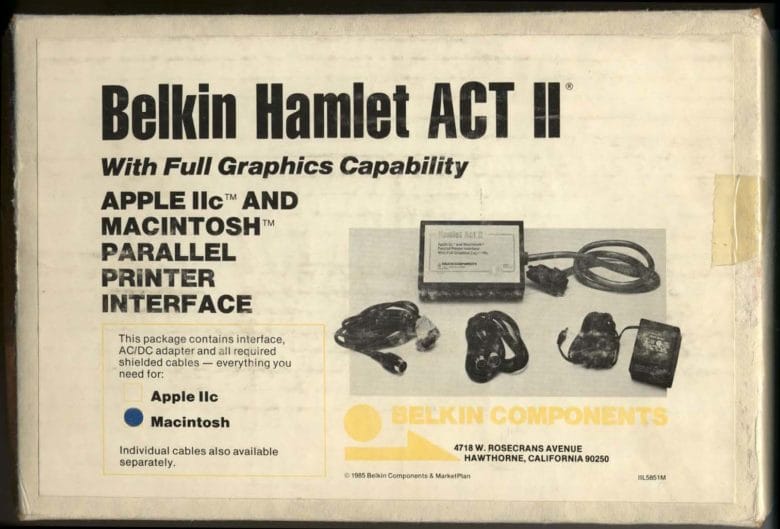 Belkin Old Product Box (Hamlet)