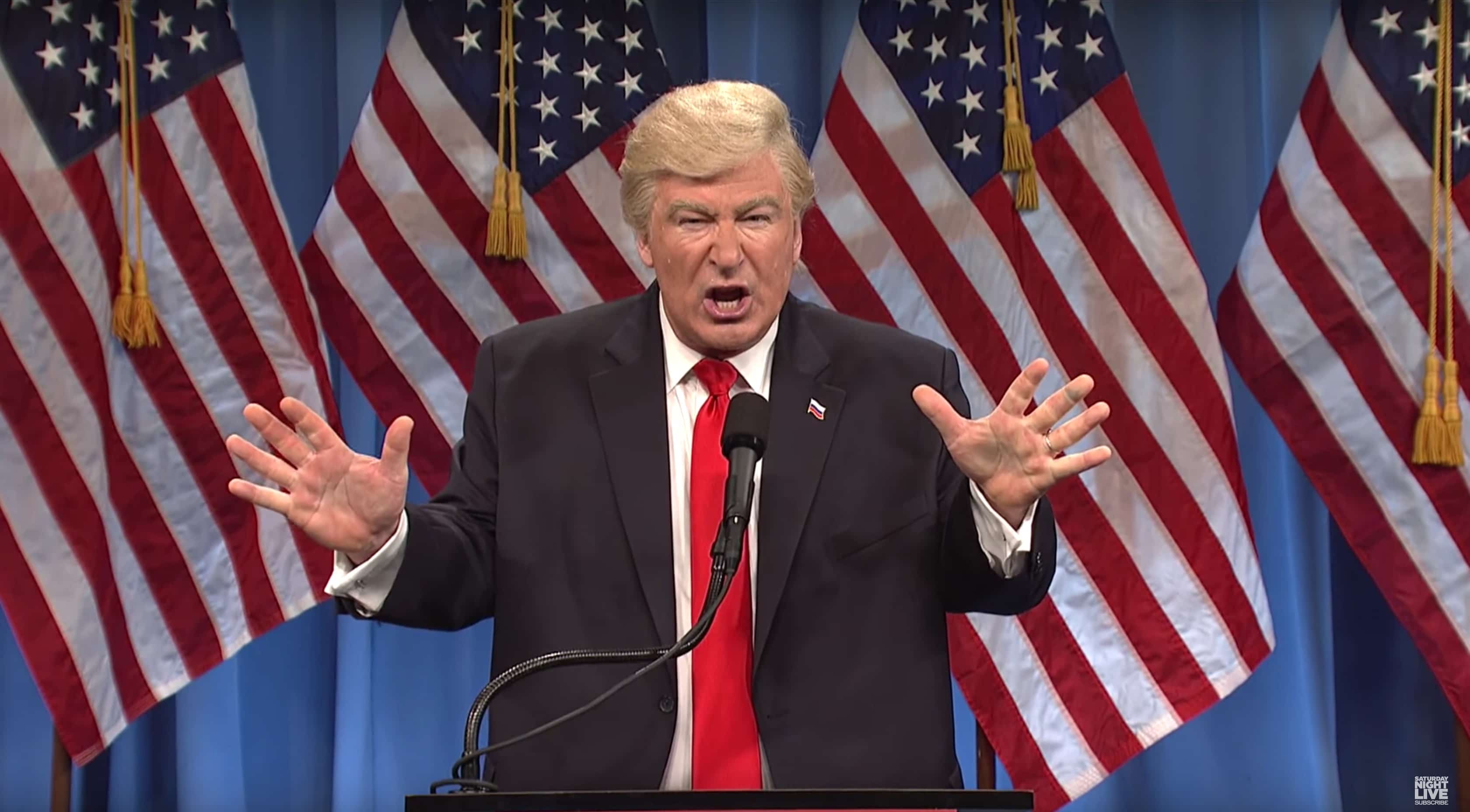 Alec Baldwin has been killing it as President Donald Trump on Saturday Night Live.