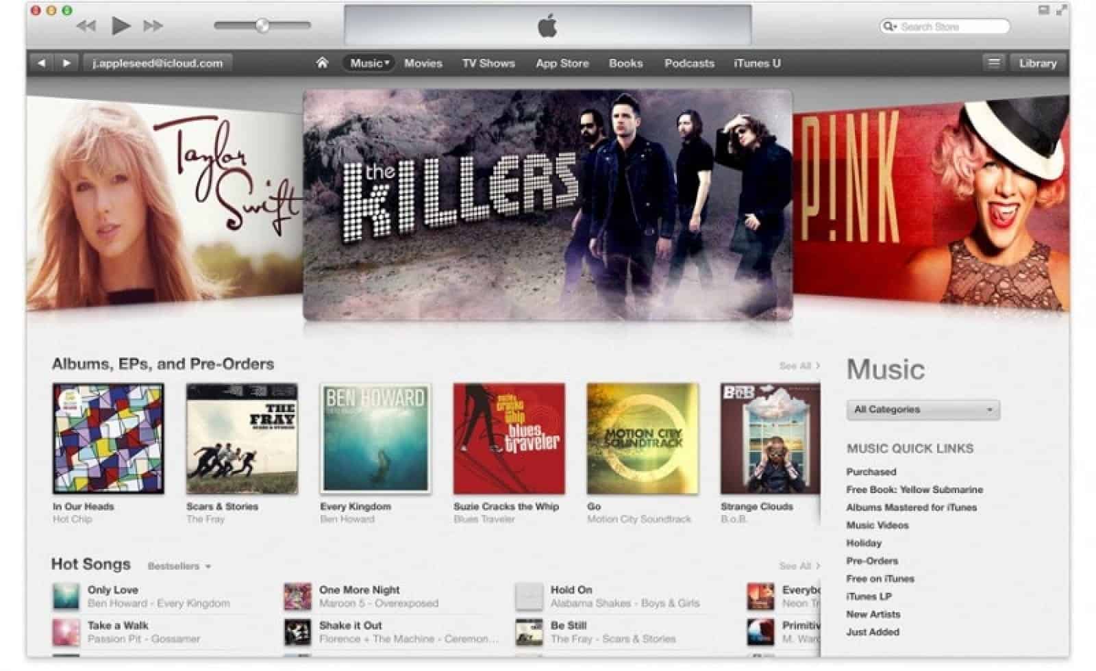 The iTunes Music Store revolutionized the music industry.