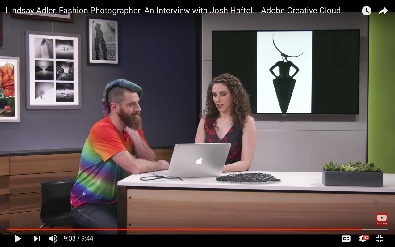 Photographer Lindsay Adler talks about her work with Josh Haftel on an episode of Make It.