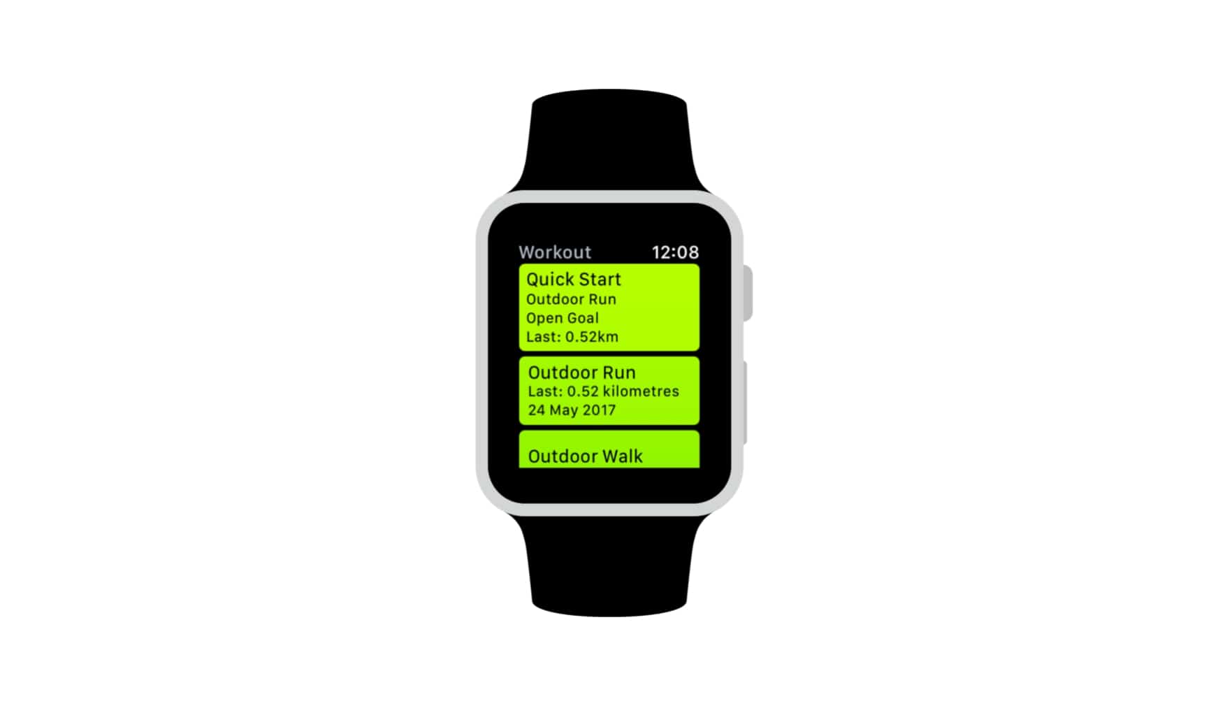 watchOS 3 workouts app
