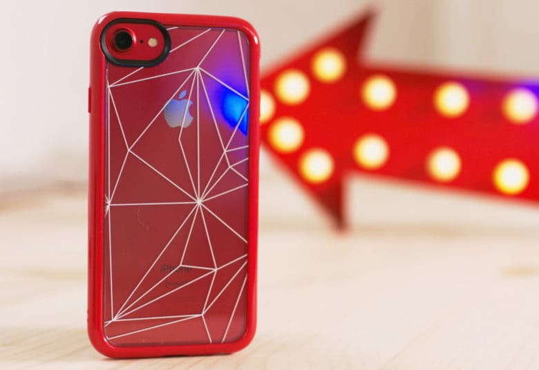 red iPhone