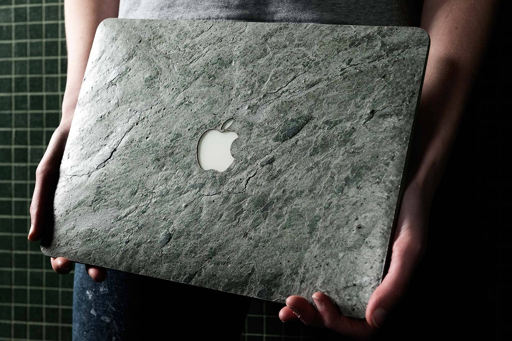 Giving your MacBook a stone-cold look.