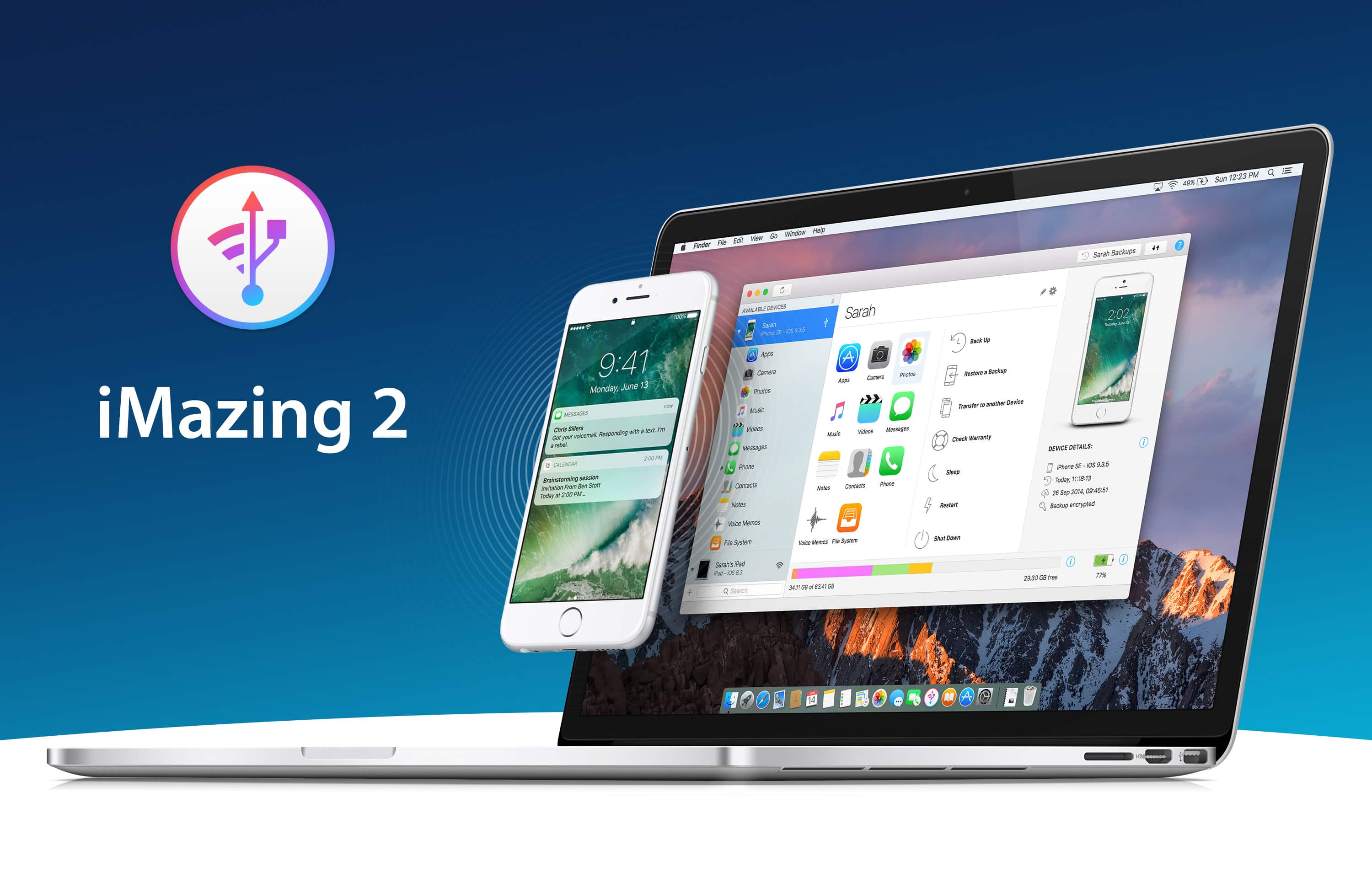 The latest version of iMazing, an iOS device manager for Mac and PC, adds iOS 10.3 compatibility and great new features