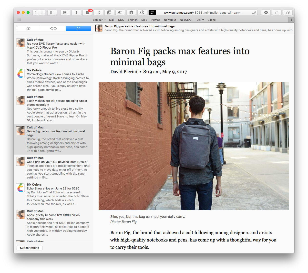 Safari packs some surprisingly powerful features, like Shared Links.