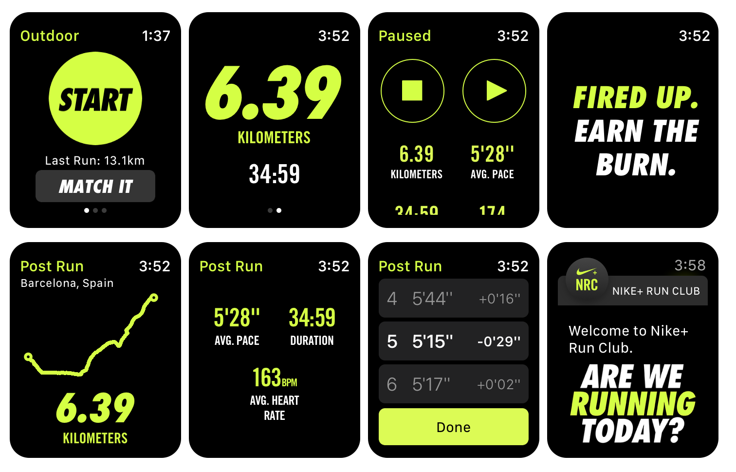 Nike+ Run Club Apple Watch running app
