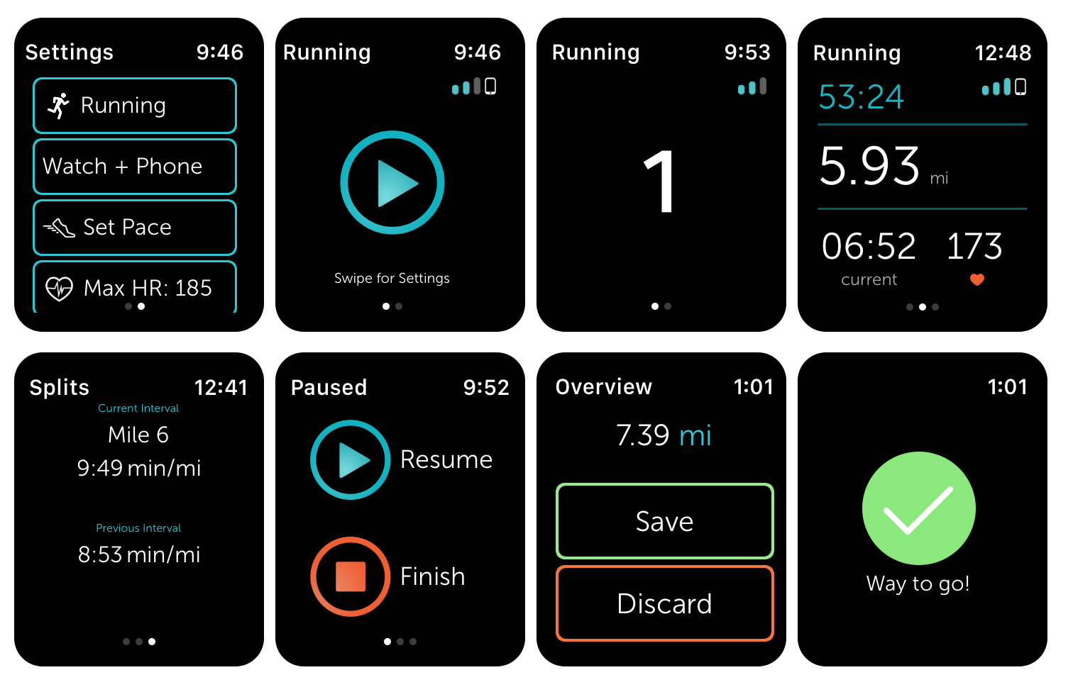 Runkeeper watch app
