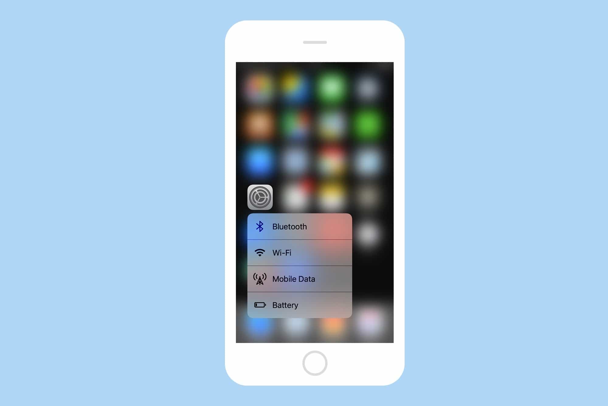 3d touch settings shot