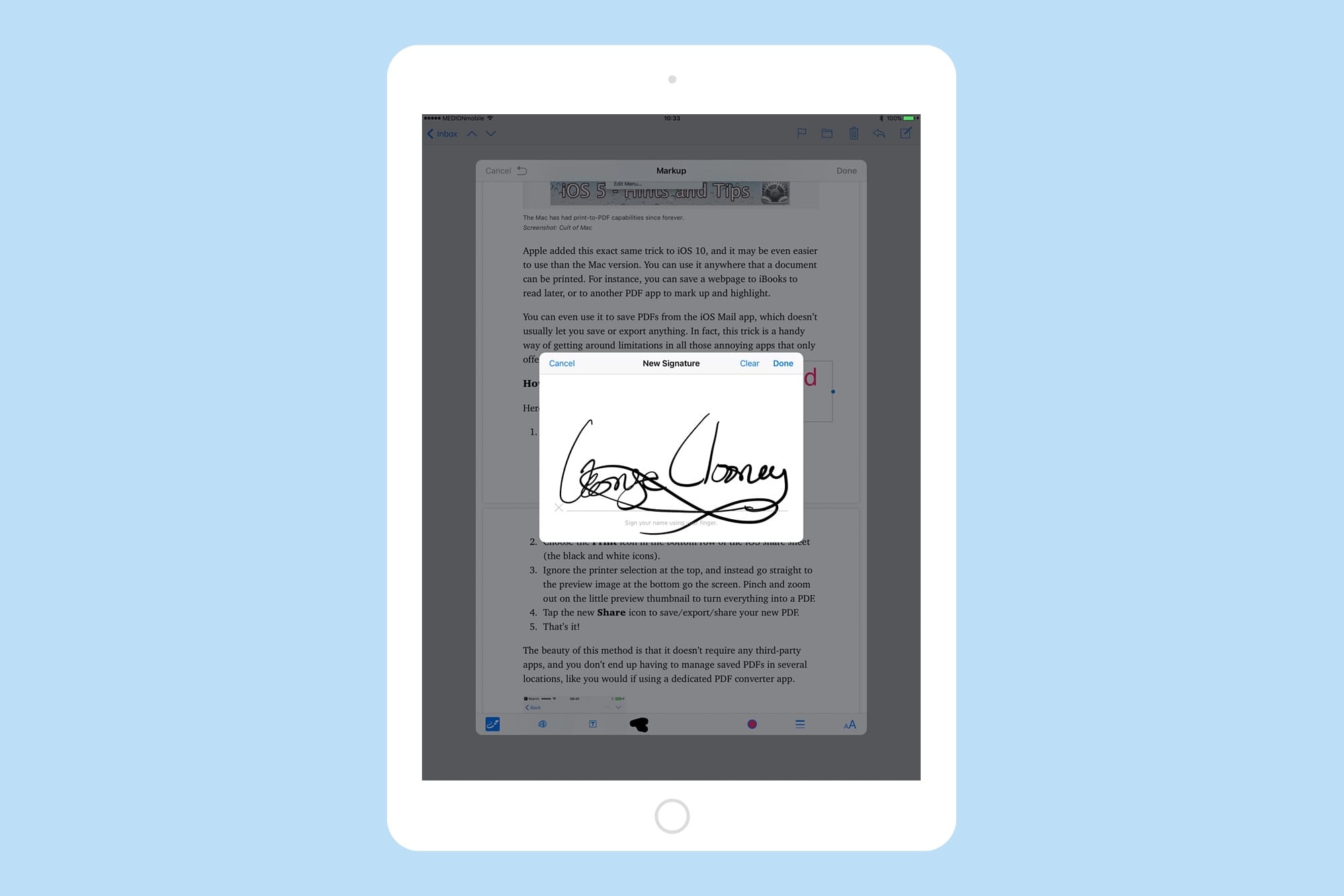 Use Apple Pencil to mark up PDFs in Mail app Cult of Mac
