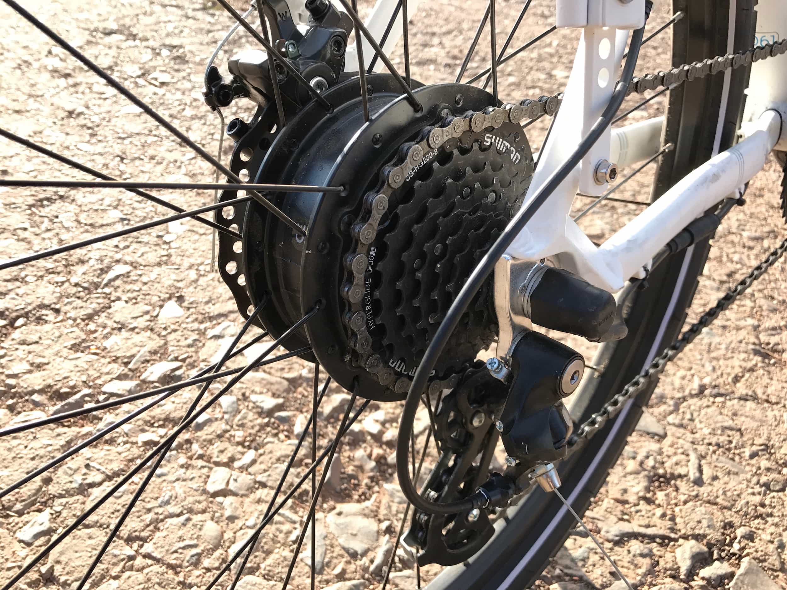 Espin Sport electric bike rear wheel hub