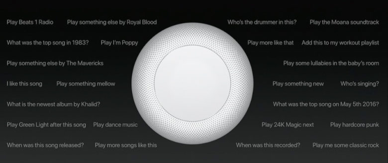 HomePod can be asked sophisticated music questions.