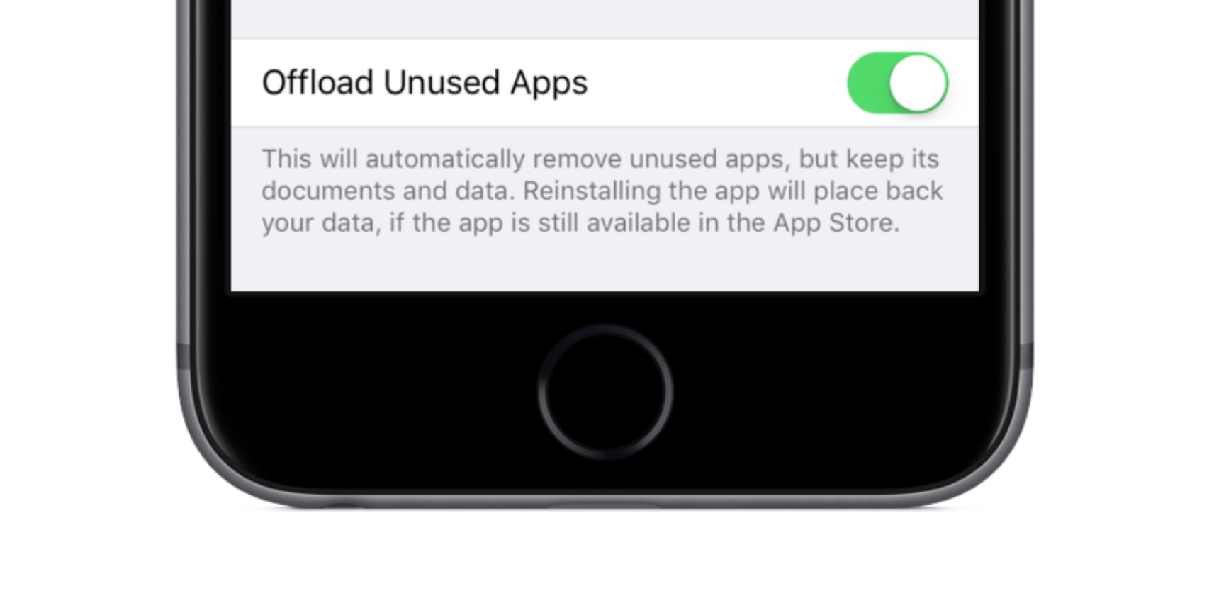 Forgotten apps will be booted to free up storage.
