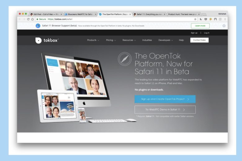 Safari 11 WebRTC support