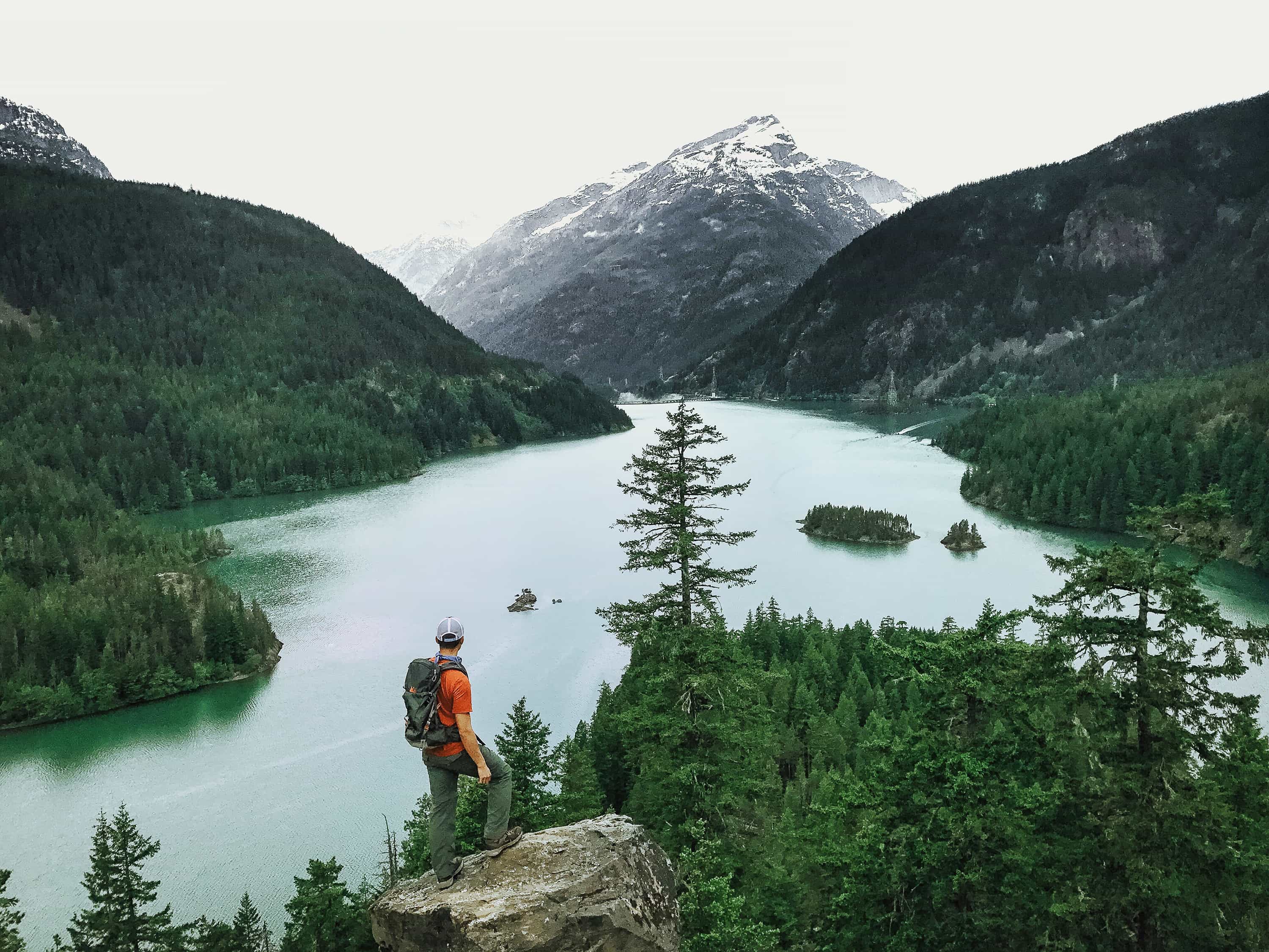 Diablo Lake in North Cascades National Park shot by Kevin Lu on iPhone 7 Plus.