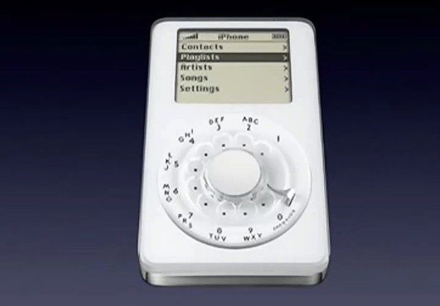 A Click Wheel iPhone? This could have been your first-gen iPhone.