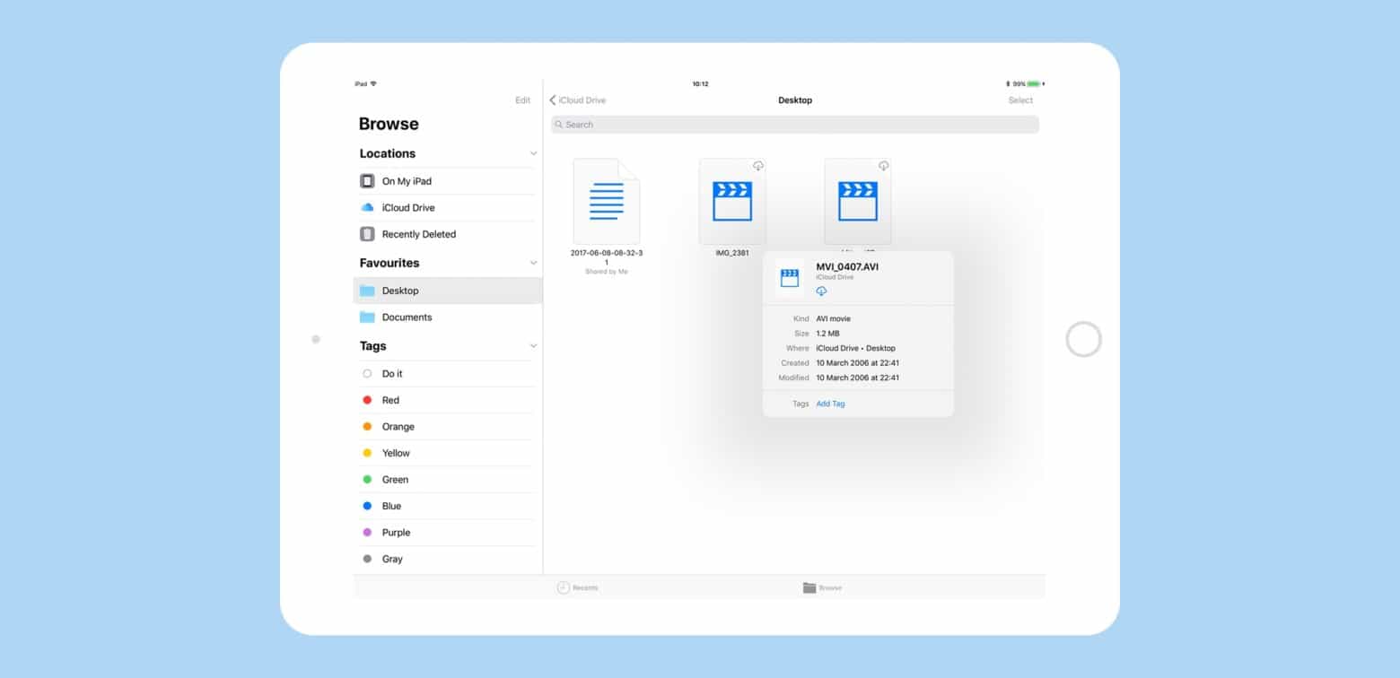 Ios Files App Interface Everything you need to know about the new Files app on iOS 11 | Cult of Mac